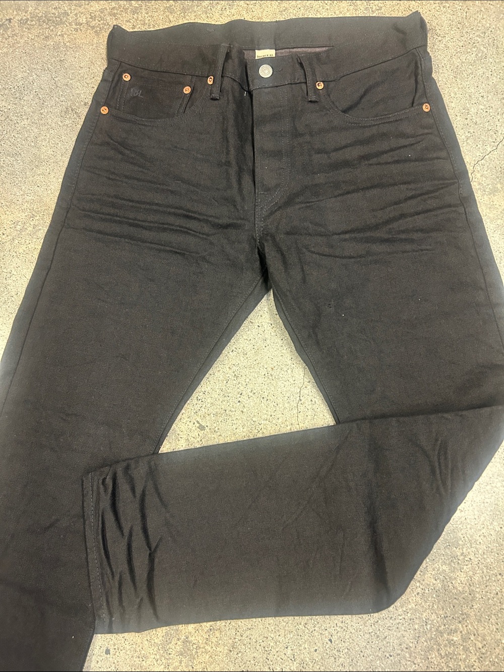 Ralph Lauren Double RL Men’s Black Slim fit salvaged Jeans new